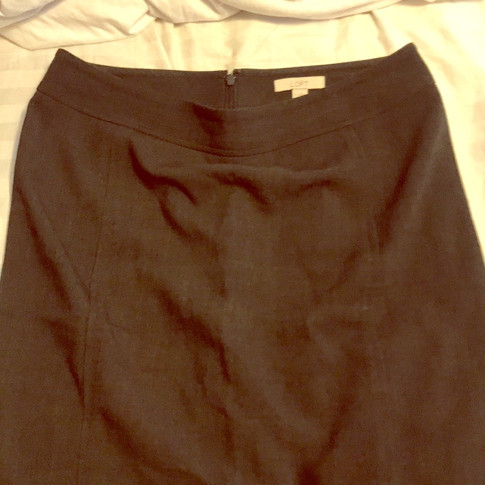 Loft Gray pencil skirt.